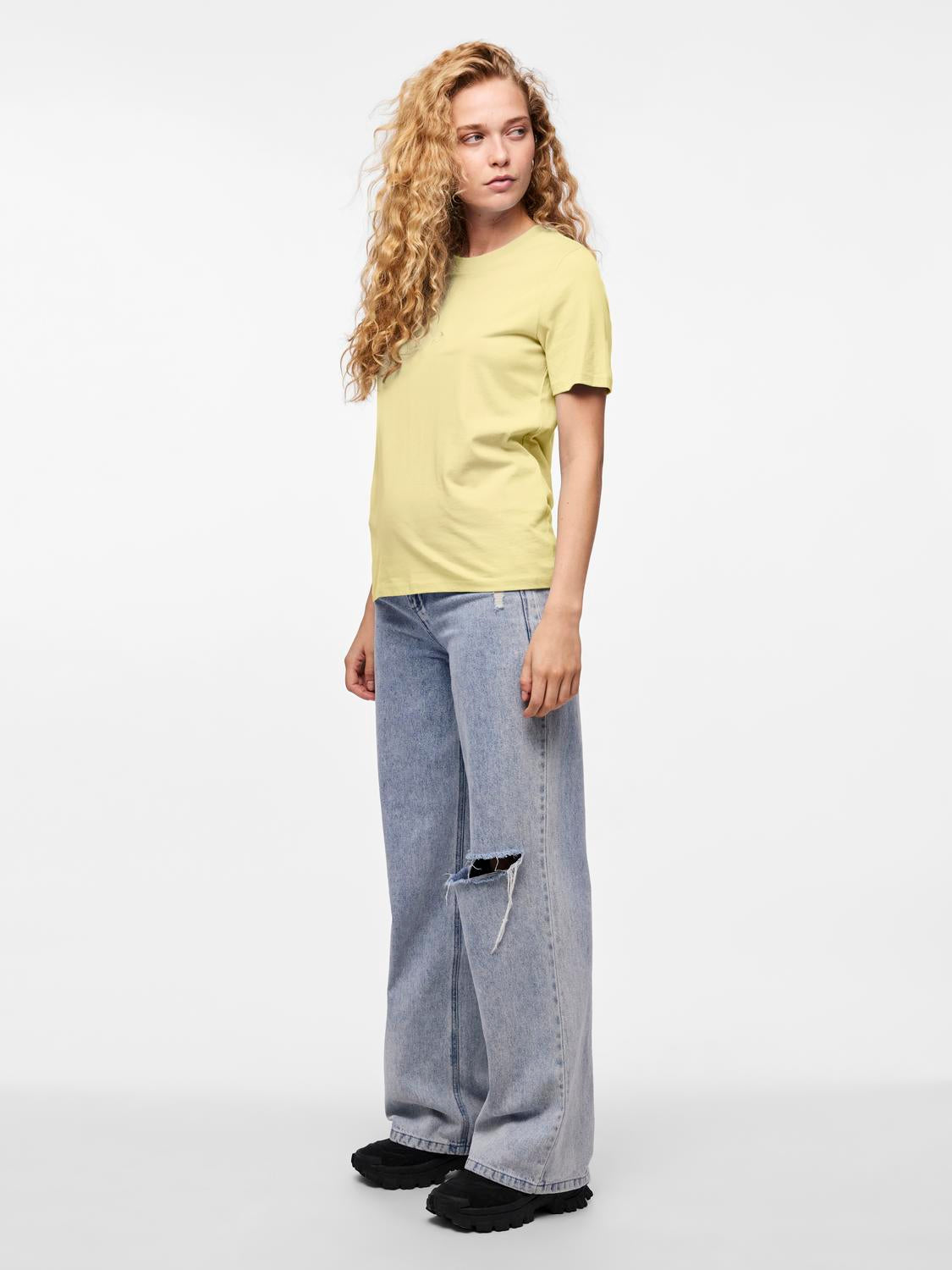 PCRIA T-Shirt - Pale Banana